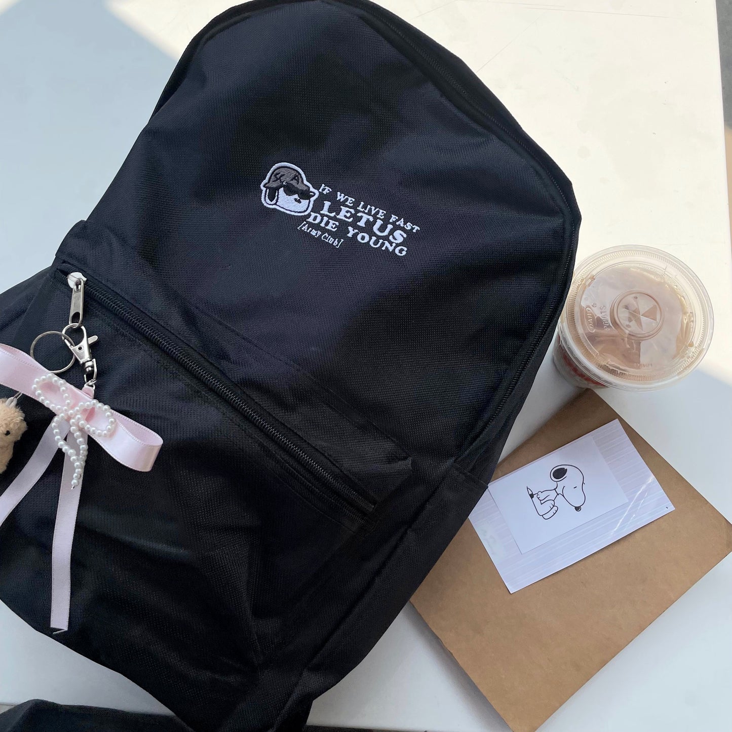 Bangtan x Snoopy backpack