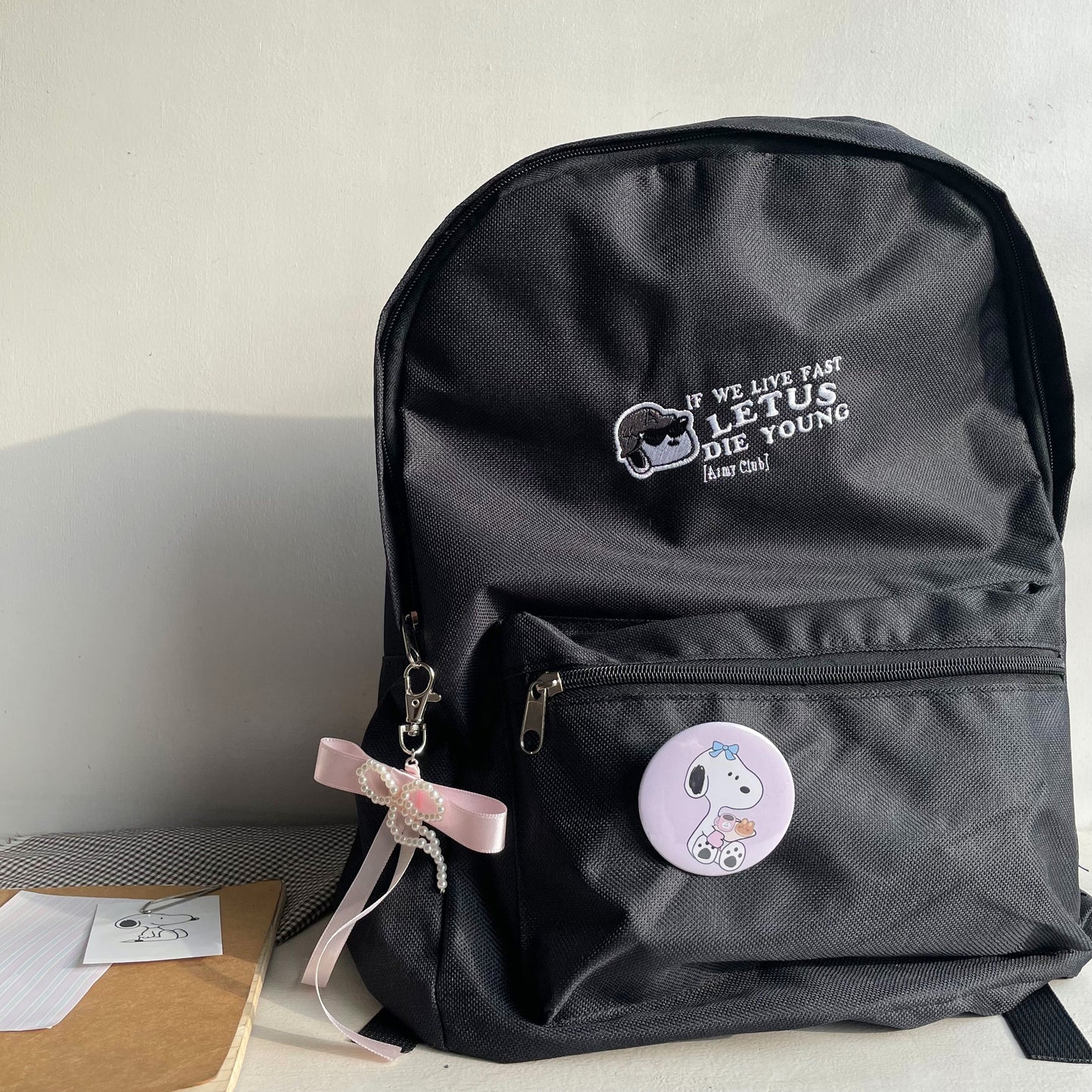 Bangtan x Snoopy backpack
