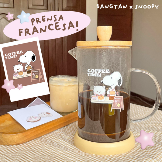 Prensa Francesa Bangtan x Snoopy