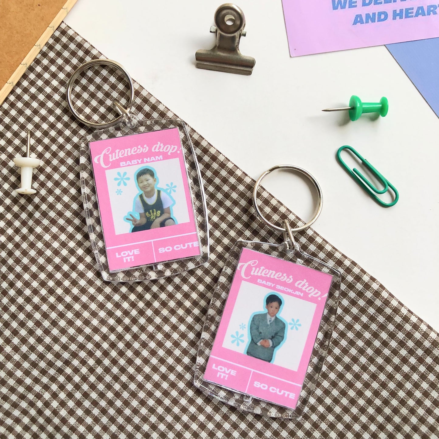 Cuteness drop Keyring