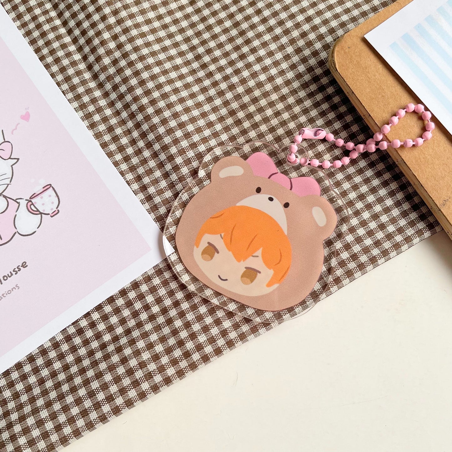 Cute Bears Haikyuu Keychain