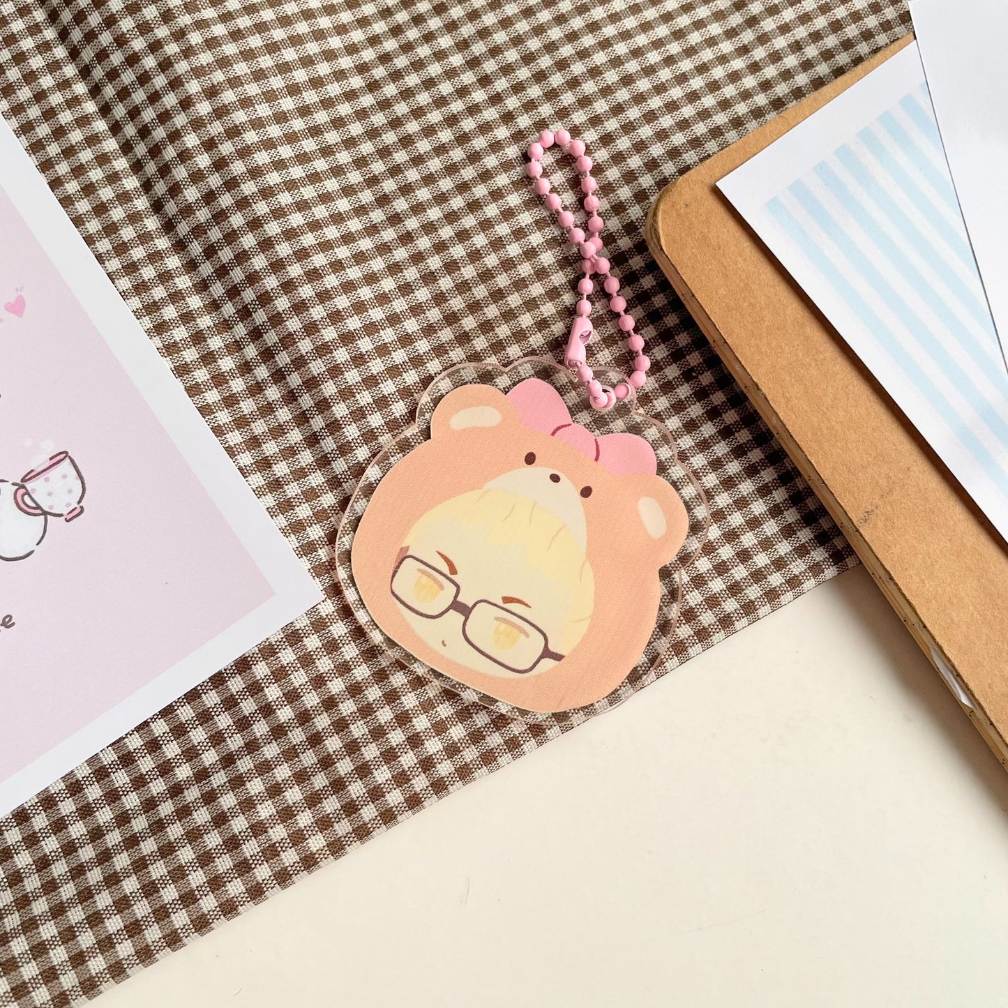 Cute Bears Haikyuu Keychain