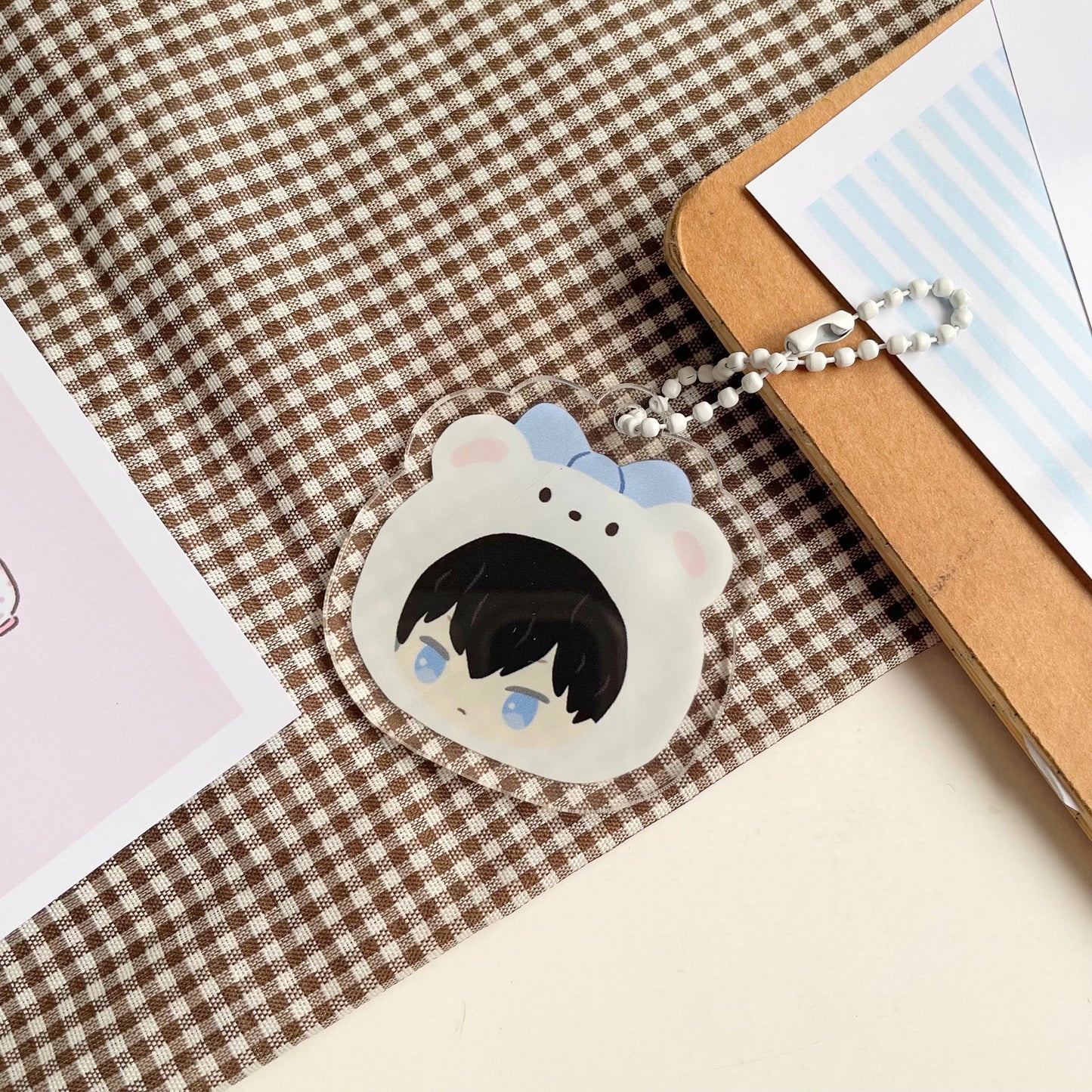 Cute Bears Haikyuu Keychain
