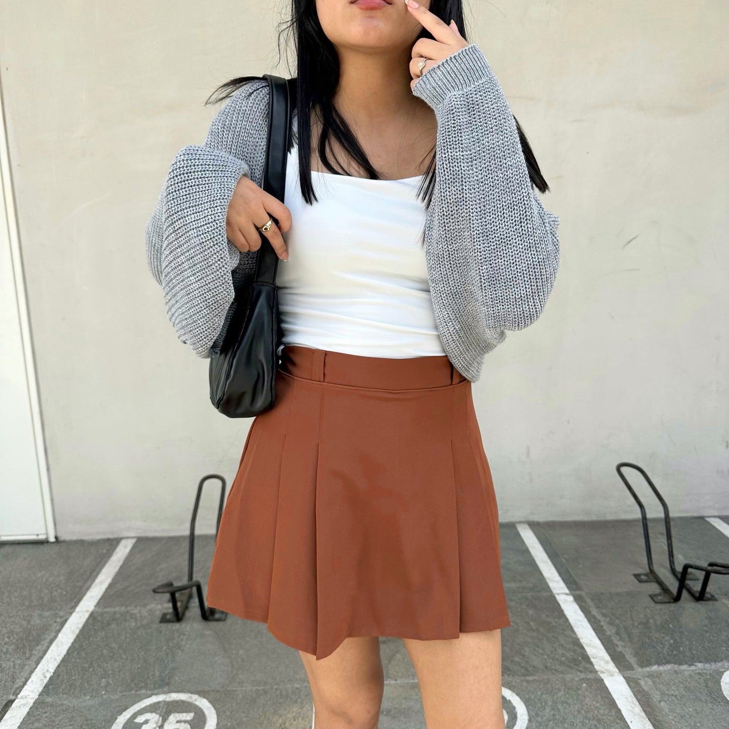 Brown skirt