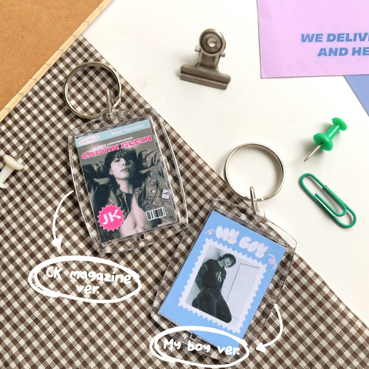 Jk x calvin klein Keyrings