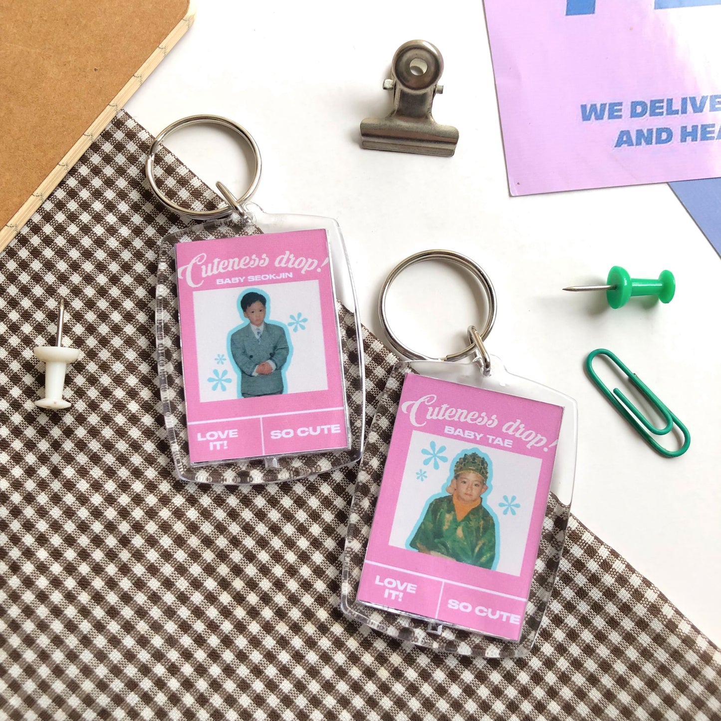 Cuteness drop Keyring