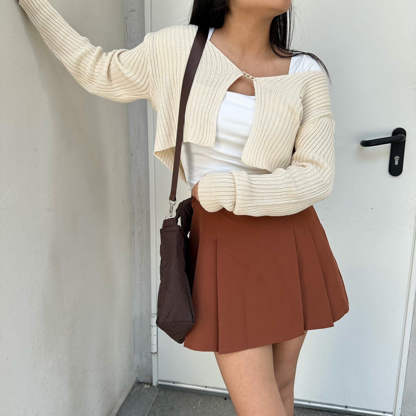 Brown skirt