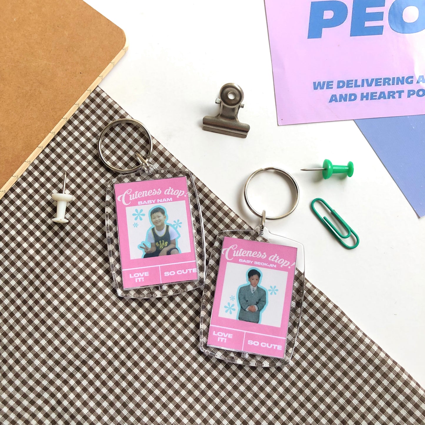 Cuteness drop Keyring