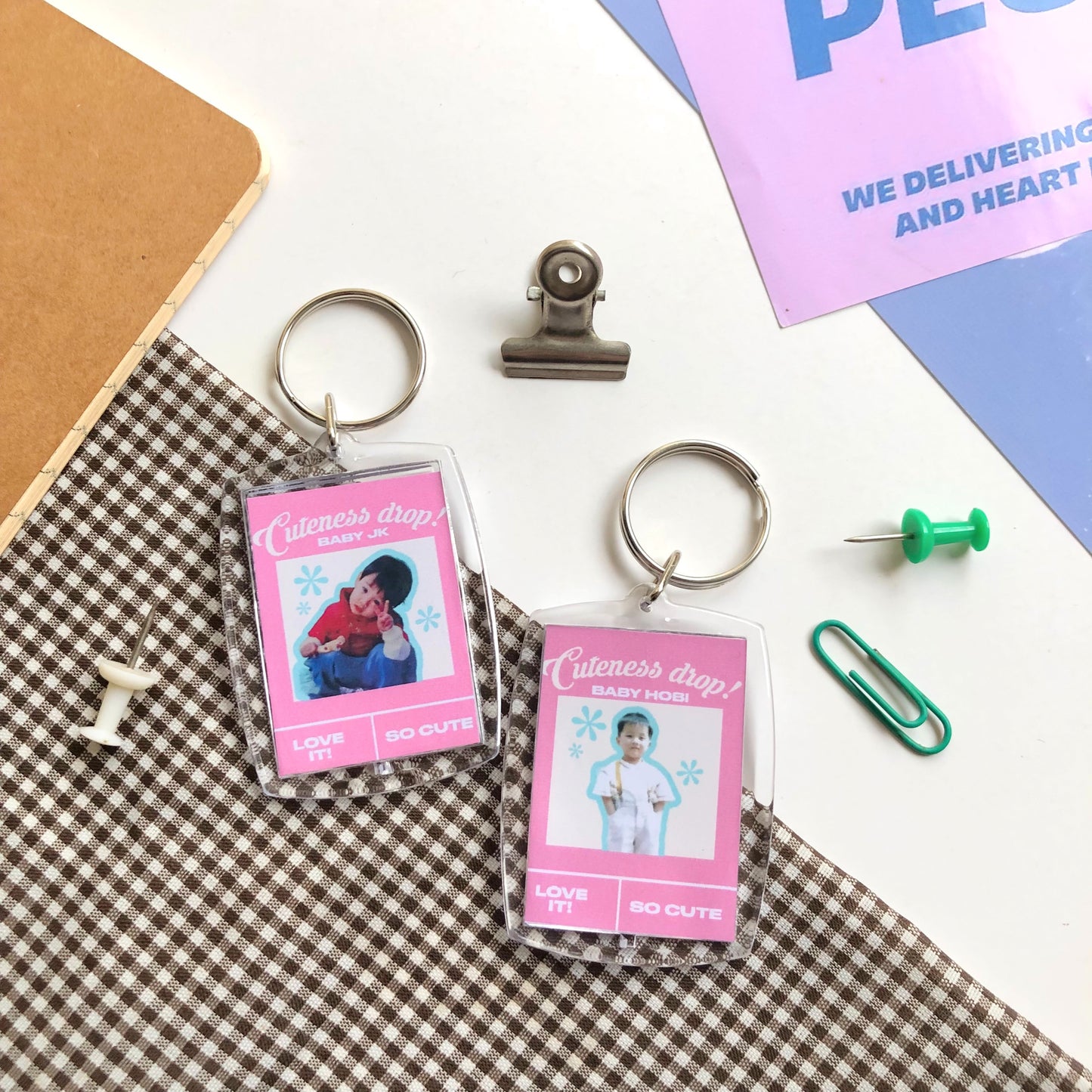 Cuteness drop Keyring