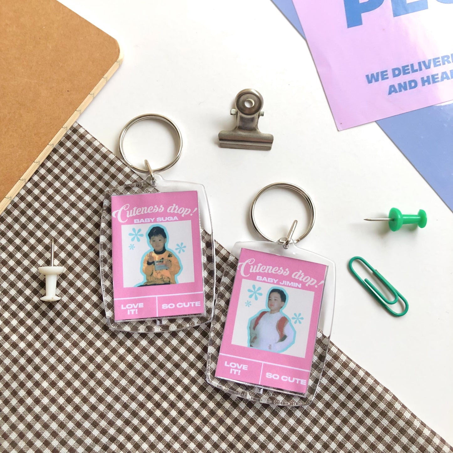 Cuteness drop Keyring