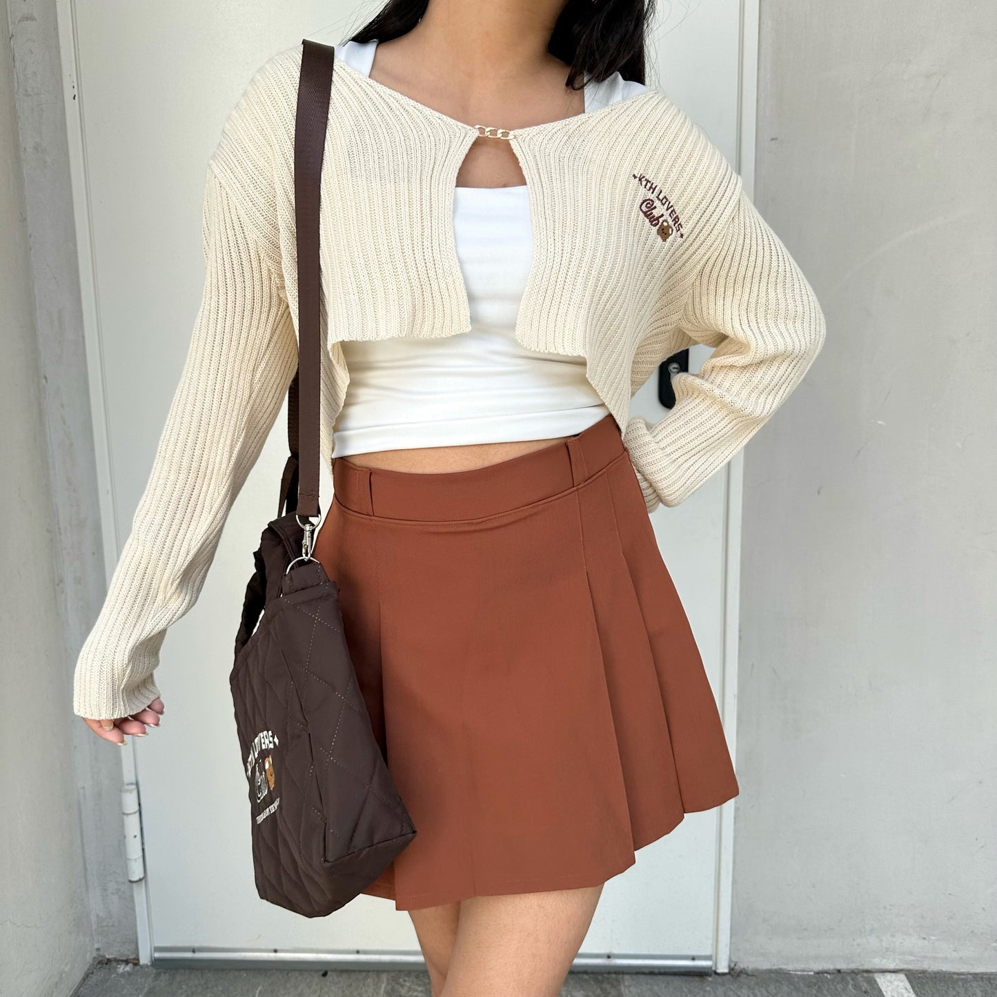 Brown skirt