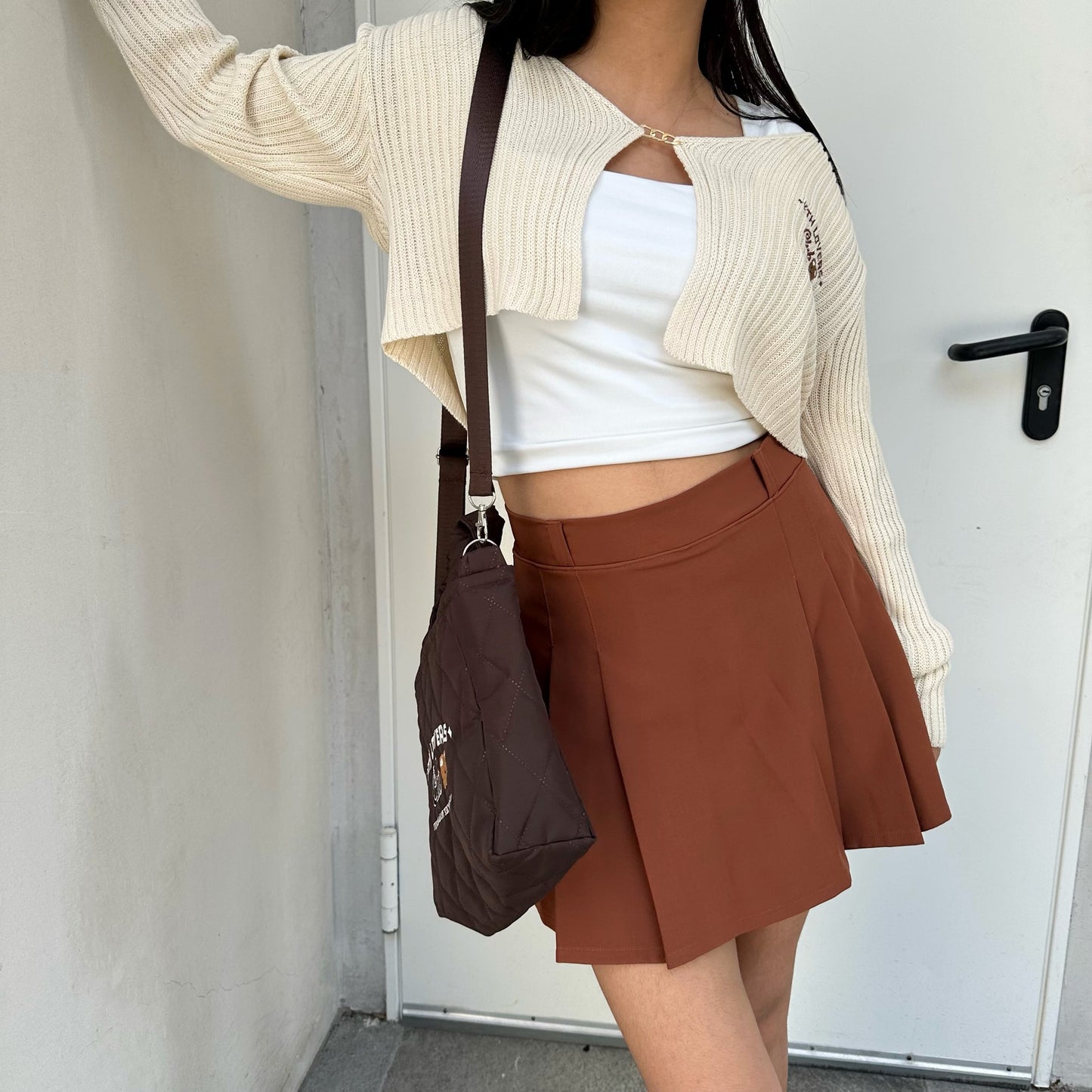 Brown skirt