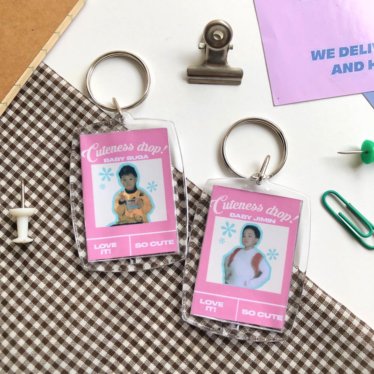 Cuteness drop Keyring