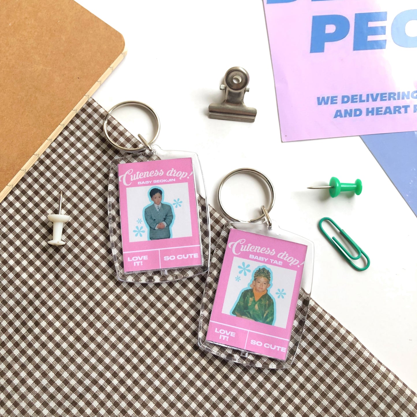 Cuteness drop Keyring