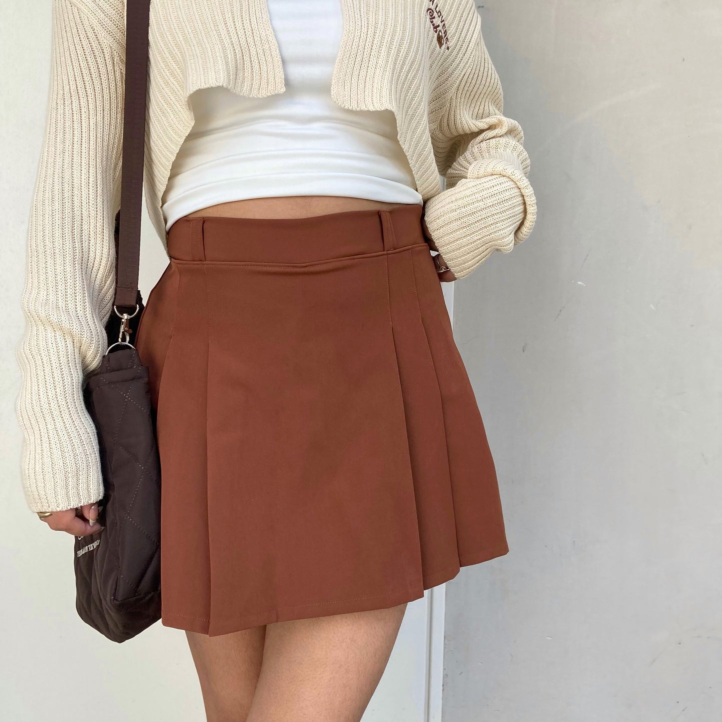 Brown skirt