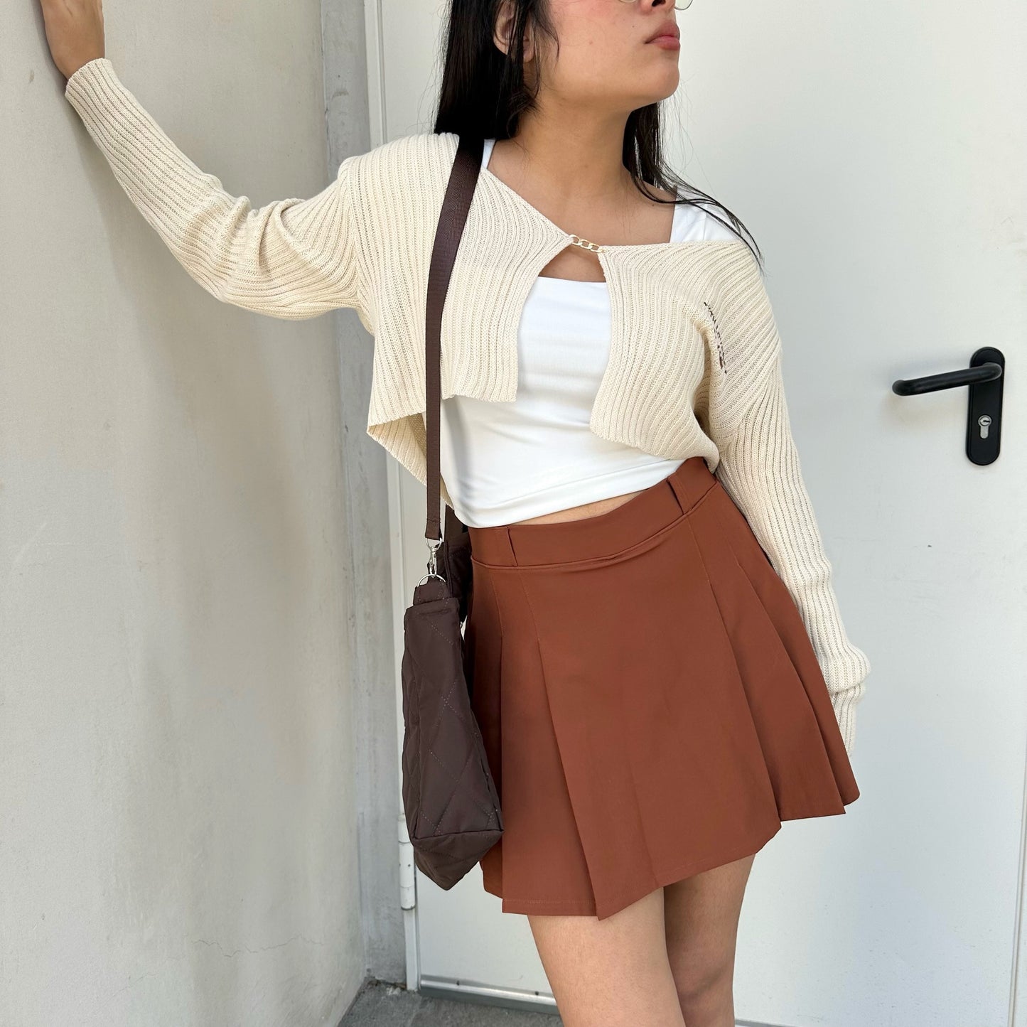 Brown skirt